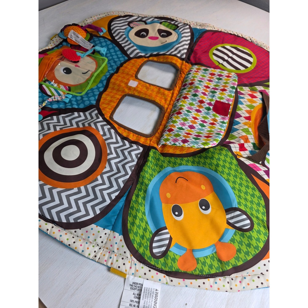 Infantino Play Away Shopping Cart High Chair Cover Animal Print Multi Color 35"